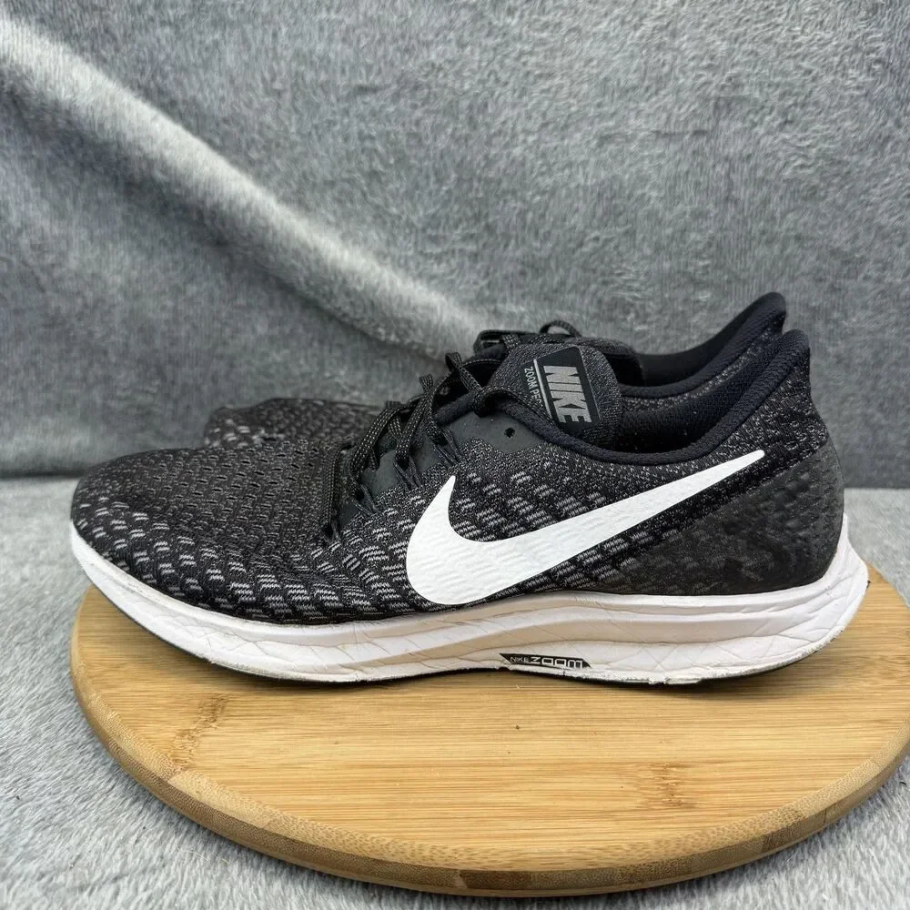 Nike Zoom Pegasus 35 Shoes Mens Size 10 Black Low Top Running Athletic Sneakers